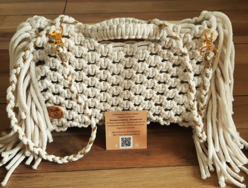 Sac en macramé