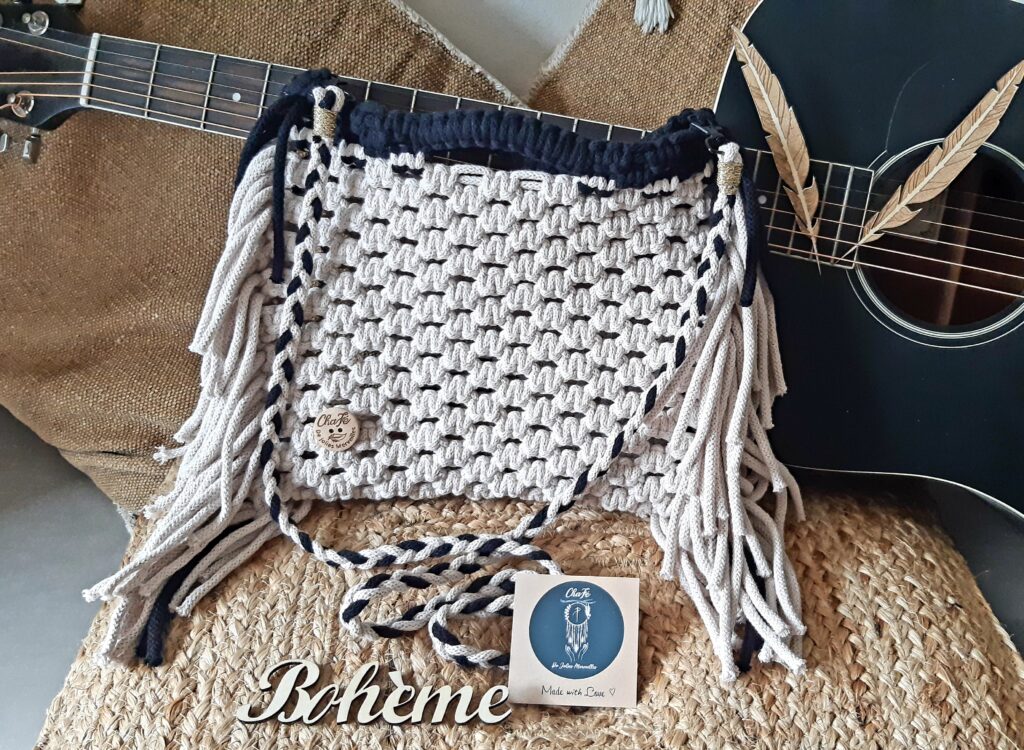 Sac en macramé